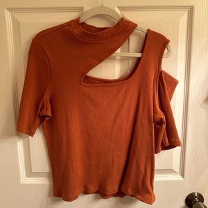 ASOS Design Curve Ribbed Cut Out Top | Size 20